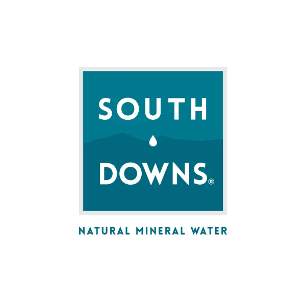 south downs water - natural mineral water logo clients page